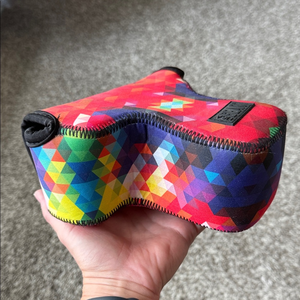 Red Geometric Camera Case - Picture 2 of 4